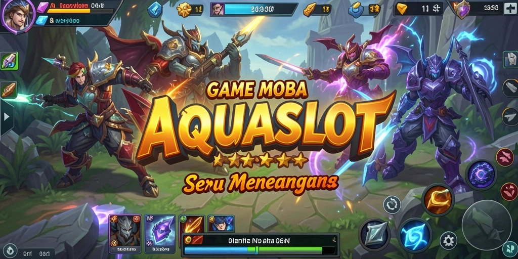 Tangkapan layar gameplay AQUASLOT yang mengesankan.