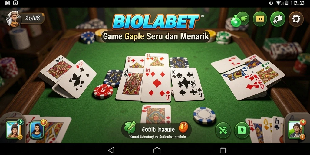 Tampilan menarik saat bermain Gaple di BIOLABET.