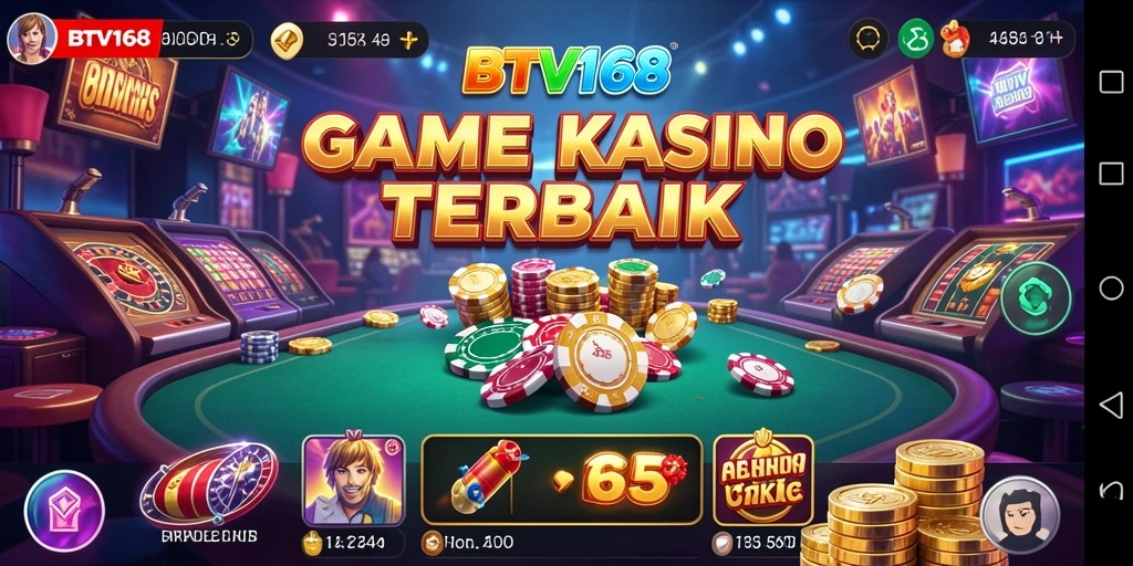 Tangkapan layar BTV168 menunjukkan gameplay Kasino yang menegangkan.