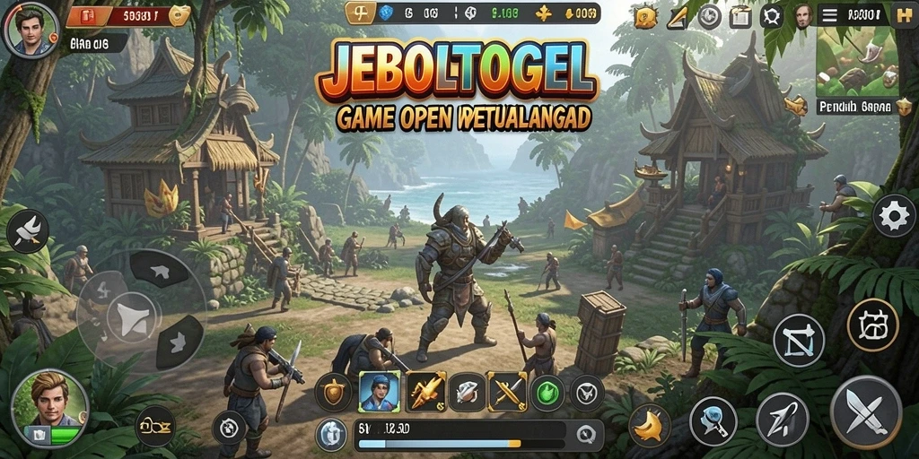 Tampilan gameplay seru di dunia terbuka JEBOLTOGEL.