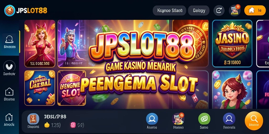 Tampilan menarik dari gameplay JPSLOT88 yang memikat semua penggemar Kasino.