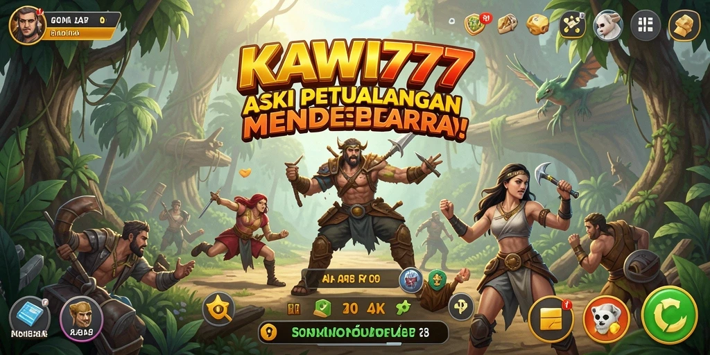 Tampilan menegangkan dari gameplay KAWI777 dengan adegan aksi penuh energi.