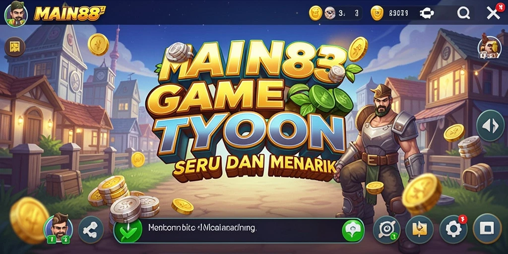 Tangkapan layar gameplay MAIN88 menunjukkan momen seru dalam membangun bisnis.