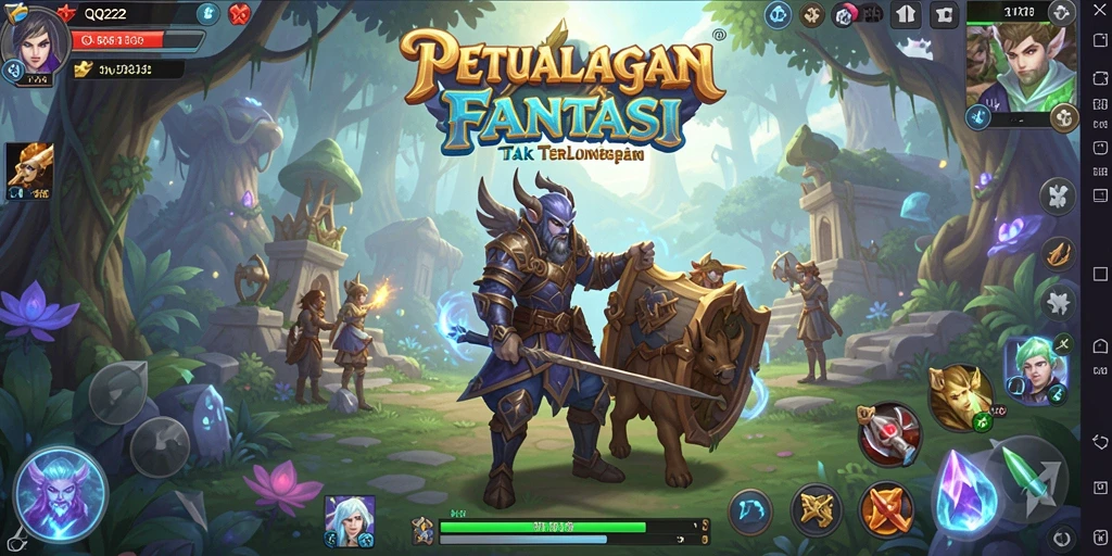 Gameplay mendebarkan dalam dunia RPG yang memukau.
