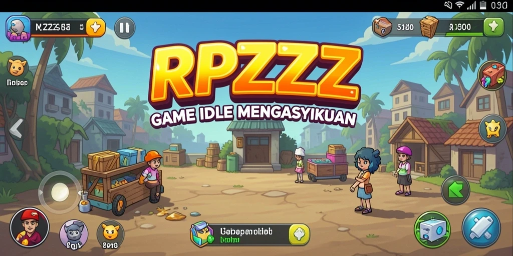 Tampilan gameplay RPZZZ yang menarik dan menyenangkan.