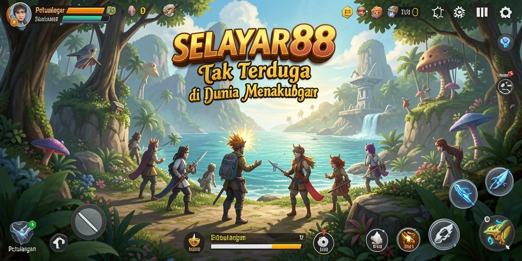 Tangkapan layar pemain terlibat dalam petualangan mendebarkan di SELAYAR88.